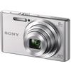 Sony Цифровая камера DSCW830, 20,1 МП, с ЖК-экраном 2,7 дюйма (Серебряный)