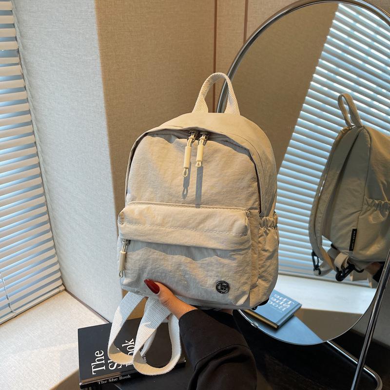 Versatile Cloth Bag Women's Summer New Fashion Niche Design Messenger Bag Casual Multi-functional Backpack