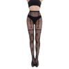 Halloween 2024 Black & White Rose Cross One-Piece Pantyhose - European & American Style