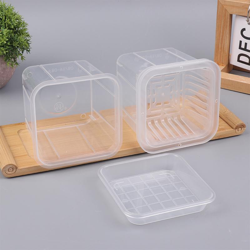 10 см квадратный корневой контроль прозрачный цветочный горшок для орхидеи фаленопсис каттлея посадка с устьичным цветочным горшком домашний декор