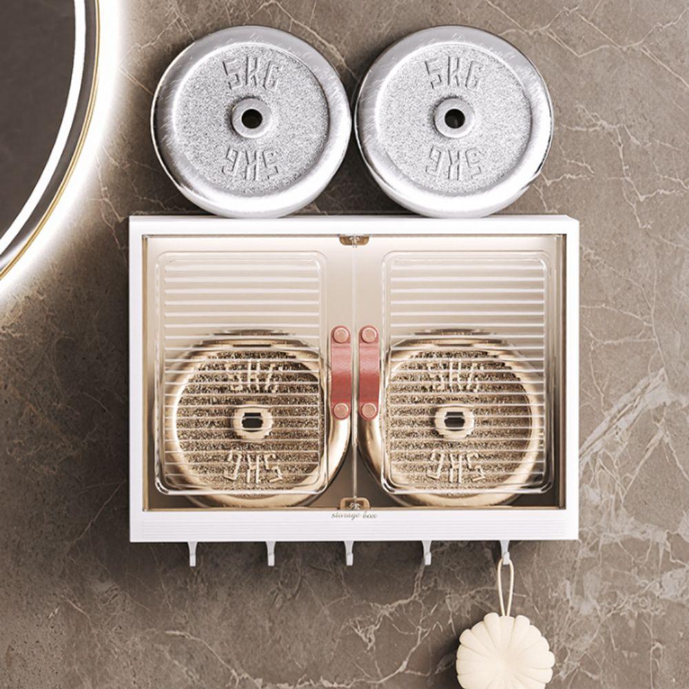 Пылезащитный ящик для хранения косметики Прозрачная стойка для хранения косметики Новая полка для хранения в ванной