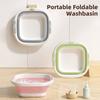 Большая емкость Складной дизайн Портативная ванночка для ног Таз Расширяемый Легкое хранение Таз для замачивания ног