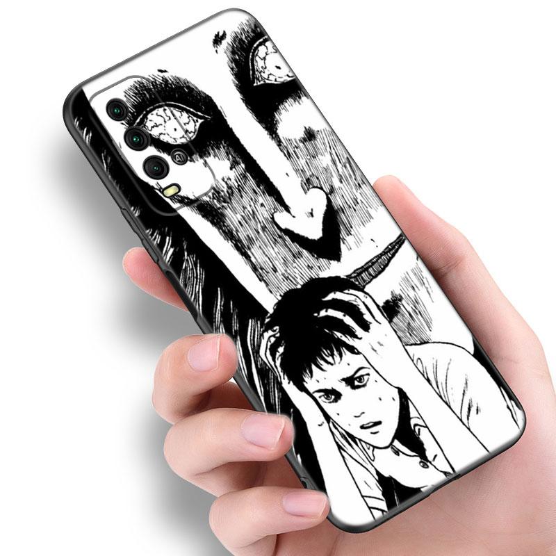 Чехол для телефона Junji Ito Terror Horror Anime для Xiaomi Redmi Note 5 6 9T K20 K40 K50 Pro 7A 8A 9A 9C 9i 10A 10C A1 S2, черный чехол