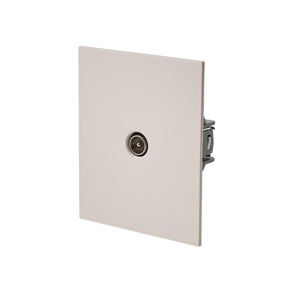 WESA European Standard Multi-hole Socket Panel with Warm Colors, Flame Retardant Protection, and Simple European Style Switch