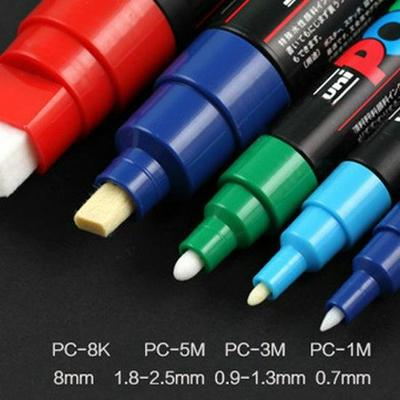 Маркеры Mitsubishi POSCA PC-17K 15 мм Extra Bold - 8 цветов