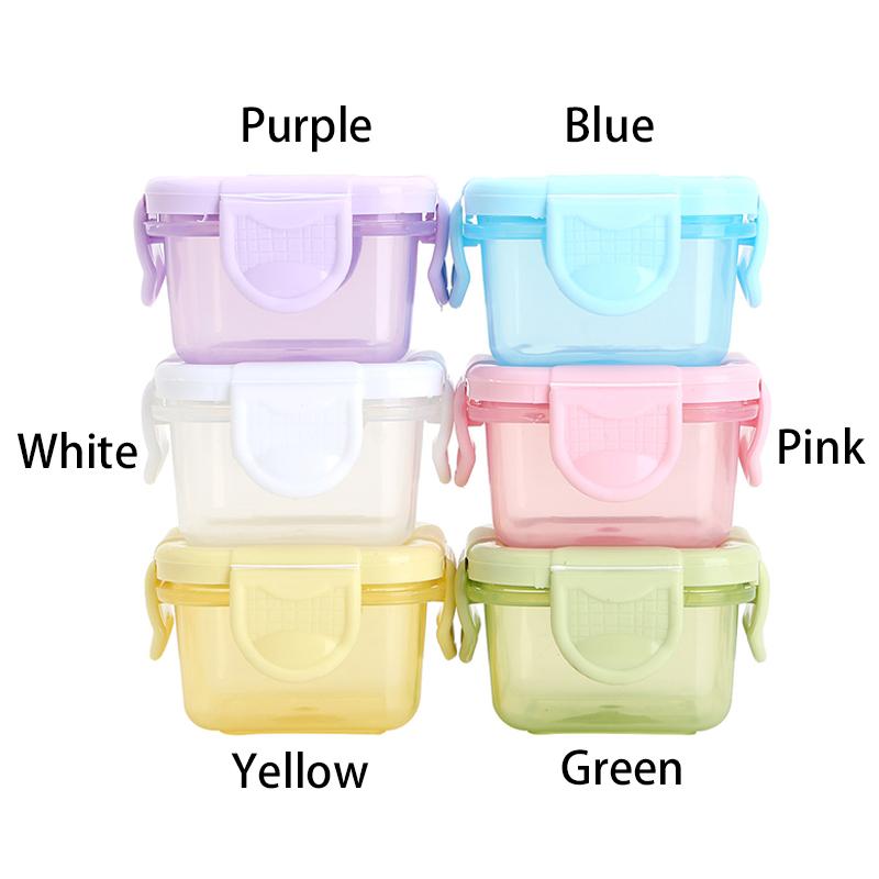 Food Storage Container Small Plastic Moisture-proof Containers Mini Kitchen Storage Box with Leakproof Lid Kitchen Accessories