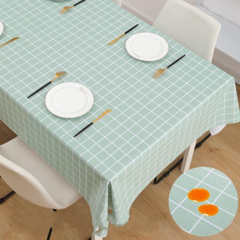 Роскошная высококачественная водонепроницаемая и маслостойкая скатерть из ПВХ, не требующая мытья, прямоугольный бытовой стол, чайный столик и настольная ткань