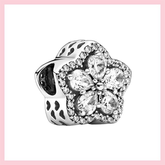 Бусины из стерлингового серебра 925 пробы с кубическим цирконием, подвески "Всевидящий глаз", подходят к оригинальному браслету, ювелирные изделия