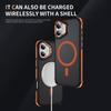 For iPhone 16 Case Compatible with MagSafe PC + TPU Skin Feeling Back Cover - Orange