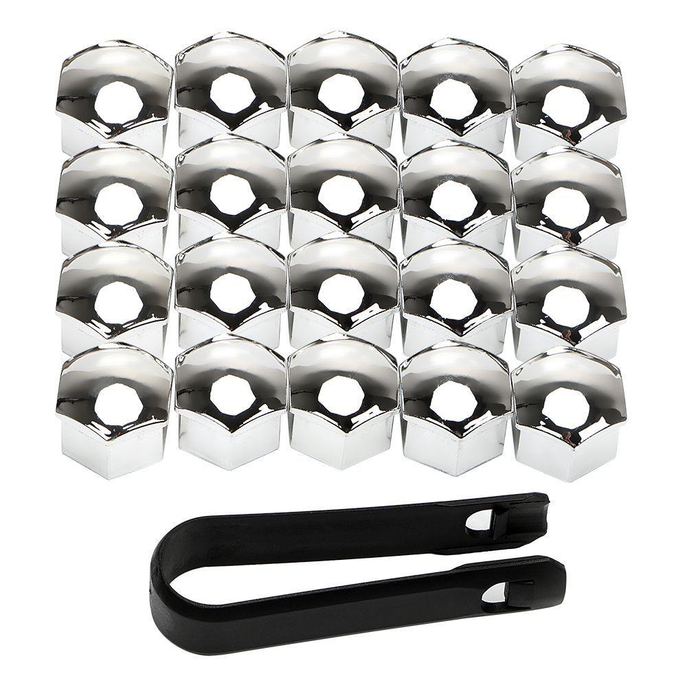 Caps Auto Hub Caps 17mm 20pcs/pack Car Exterior Decor Bolt Covers Screw Covers Screw Caps Bolt Caps