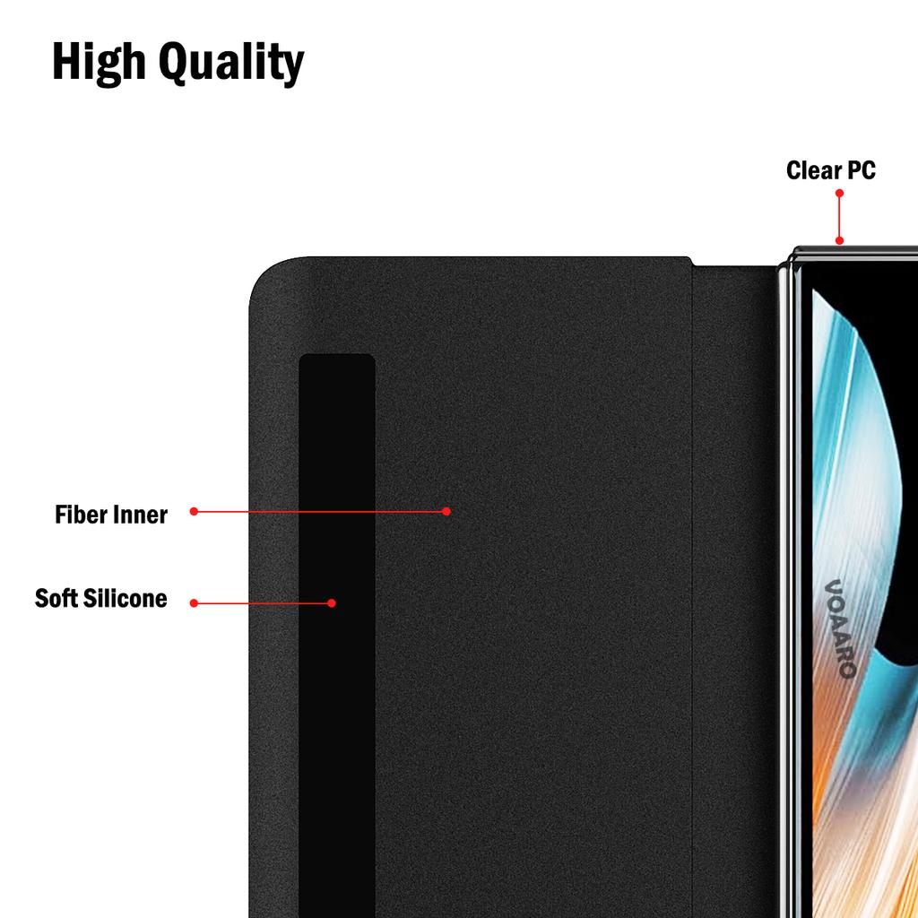 Phone Cover For Honor Magic Vs Smart Touch View Window Flip Funda For Honor Magic Vs Flip Leather Case Add Touch Pen Slot Holder