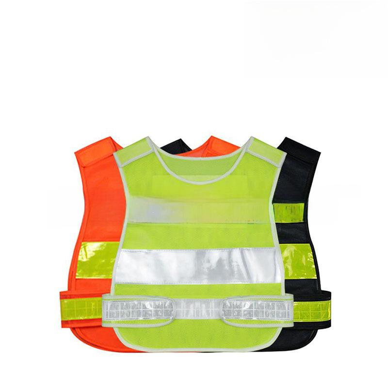 High-Visibility Reflective Safety Vest for Traffic and Construction Workers