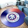 FC Copenhagen Round Area Rug,Carpet Rug for Living Room Bedroom Sofa Playroom Decor,Non-slip Floor Mat