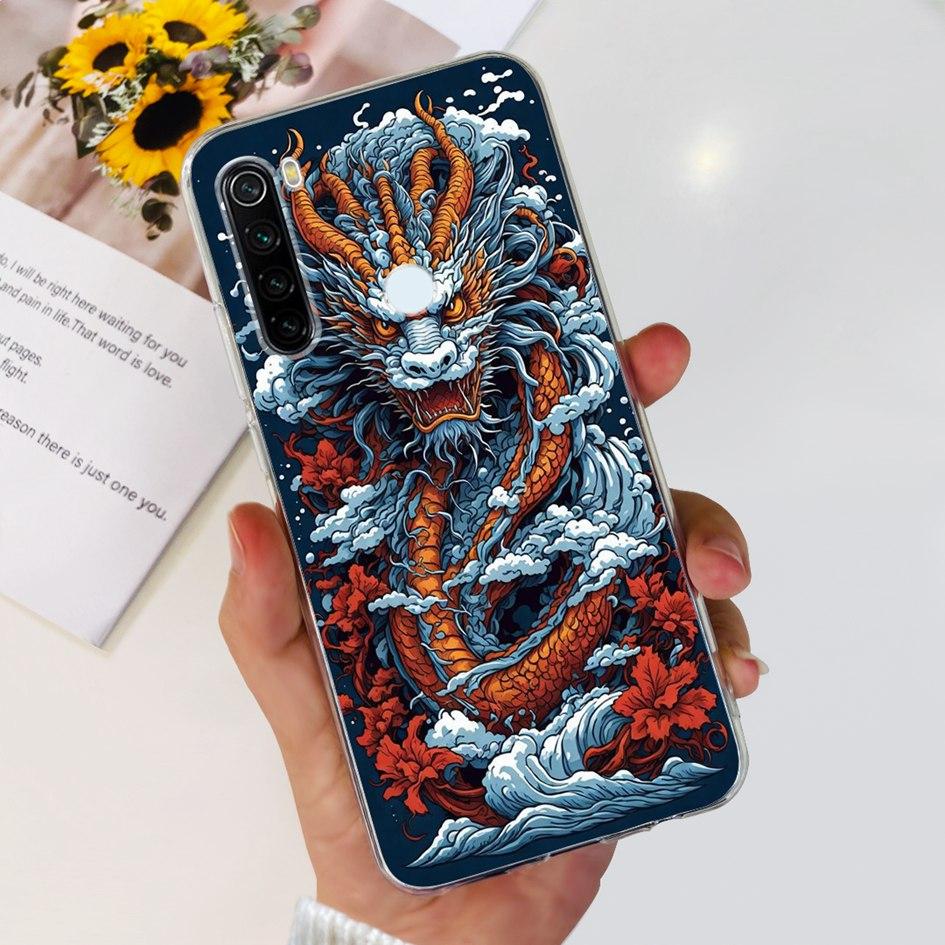 Для Xiaomi Redmi Note 8 Чехол Милый Мультяшный Мягкий Силиконовый Чехлы Для Телефона Для Xiaomi Redmi Note 8T 8 t Чехол На Redmi Note8 Задняя Крышка