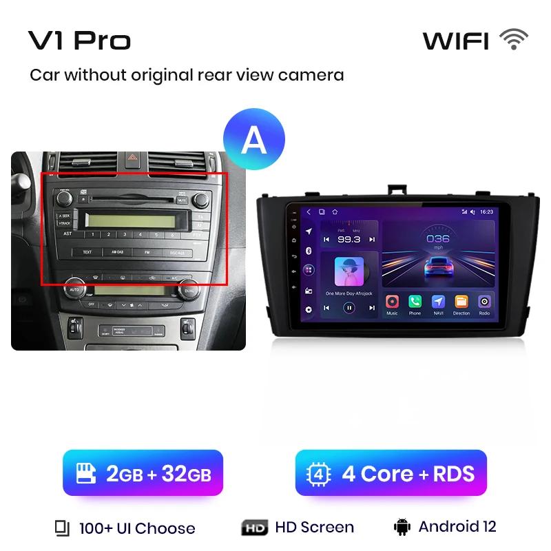Junsun Wireless CarPlay Android Auto Radio For Toyota Avensis T27 2008-2015  Car Intelligent Systems RDS BT DSP 2 din autoradio