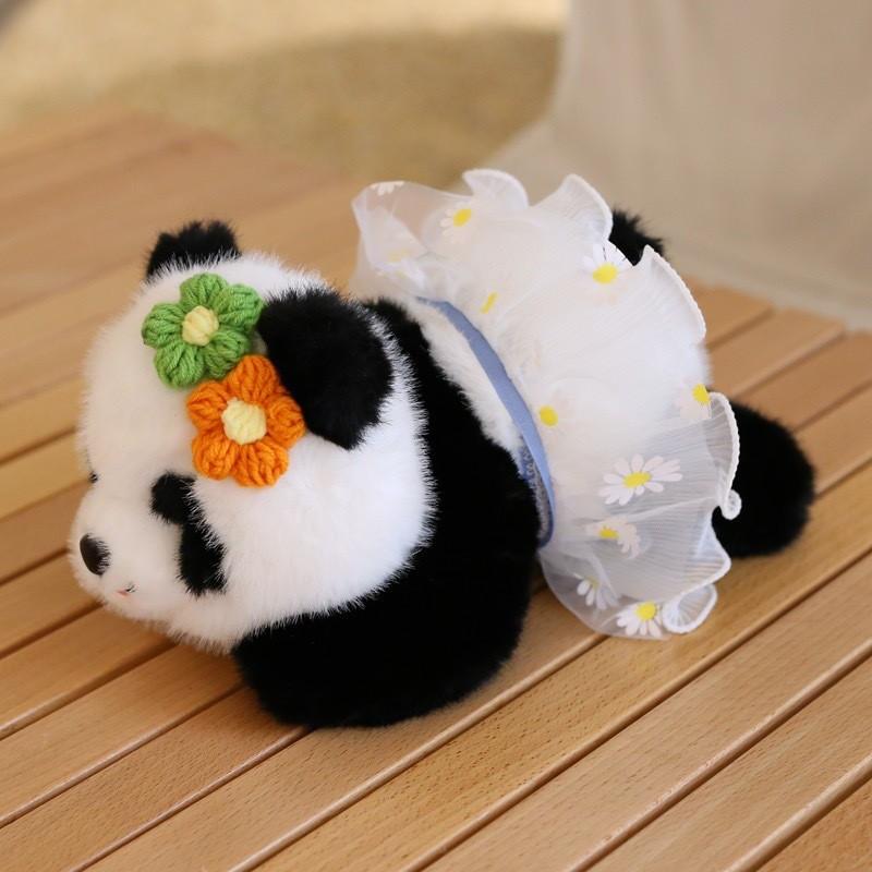 Giant Simulation Cute Panda Plush Toy Doll Silly Travel Souvenir Mascot Gift