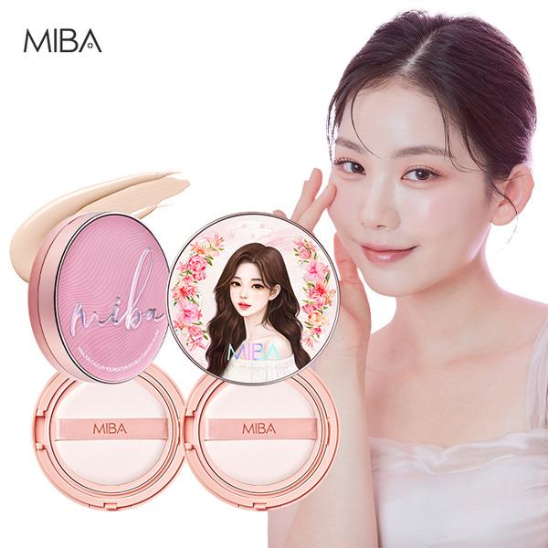 MIBA Тональный кушон Сезон 3 Основной продукт 25 г x 2 (Персонаж + Просто) + Сменный блок 25 г x 2