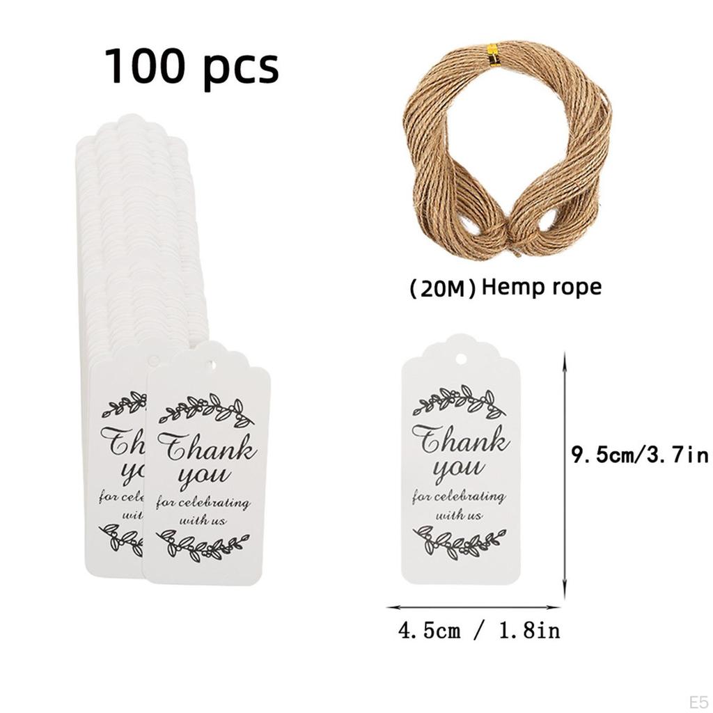 100 шт. подарочных бирок для самостоятельного изготовления украшений из крафт-бумаги, креативные маленькие этикетки на День святого Валентина