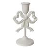 Single Head French Bow Candlestick Wrought Iron Candle Containers  Western Decoration