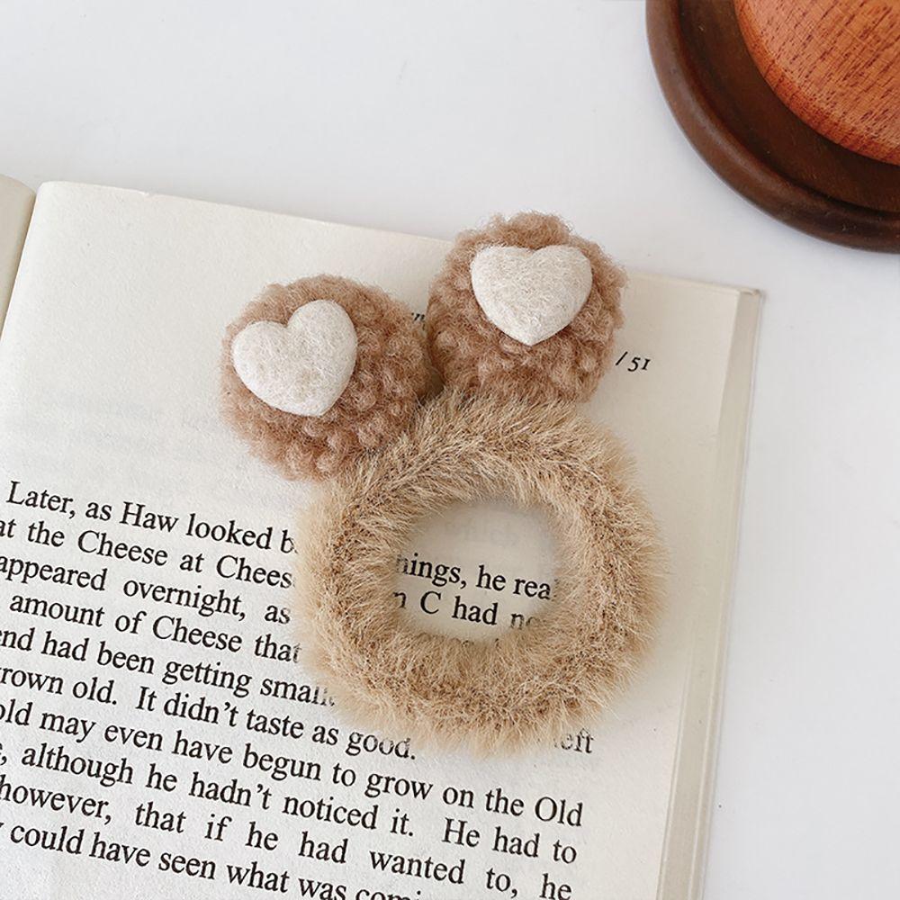 Девочки Рожки Корейский Стиль Веревка для Волос Рождественский Держатель для Хвоста Кошачьи Ушки Резинки для Волос Женское Кольцо для Волос