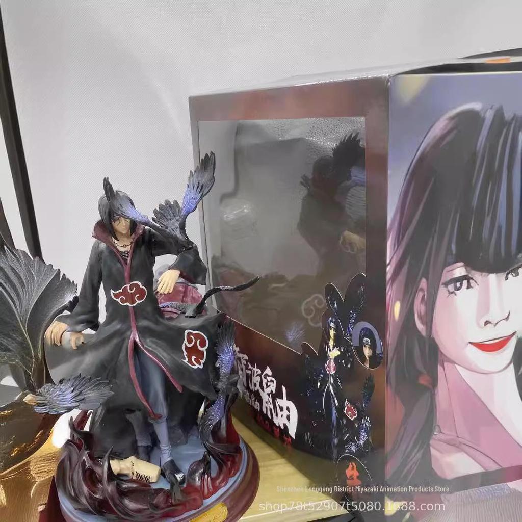 Статуя Итачи Учиха Г.К.: Наруто-версия Зала Воронов, высококачественный аниме-орнамент
