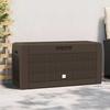 VidaXL Garden Storage Box Brown 119x48x60 Cm Polypropylene 152196