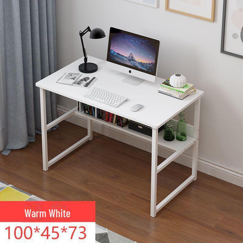 Простой письменный стол для домашнего офиса для студентов и учебы в спальне или арендованном доме