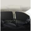 4PCS Car Side Window Sun Shades, Front and Rear Windshield Curtains with Magnetic, Back Seat Baby Window Shades with Magnetic Protection, Universal