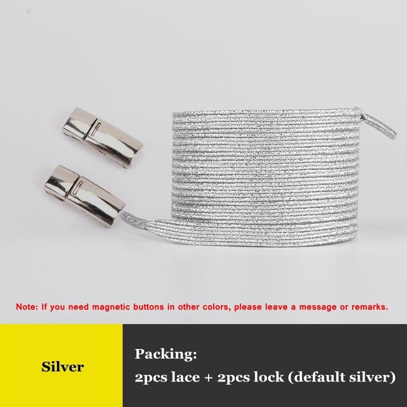 NO.8 новые радужные шнурки с магнитным замком, эластичные шнурки без завязок, кроссовки, шнурки для детей и взрослых, ленивые шнурки, один размер подходит для всей обуви