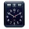 TWEMCO Radio Controlled Wall Clock Perpetual Calendar Function Black RC-12A