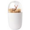 Quarry Toothpick Case/Container Holder with Lid, Tabletop, Nordic Design, Deer, Meadow Design, 521706900