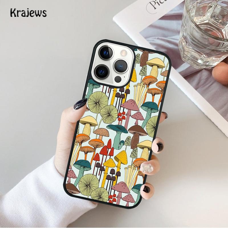Чехол для телефона Хиппи Грибная Лягушка грибы Для iPhone 17 Air 16 15 14 Max Plus 11 12 13 Pro Max Чехол для телефона coque