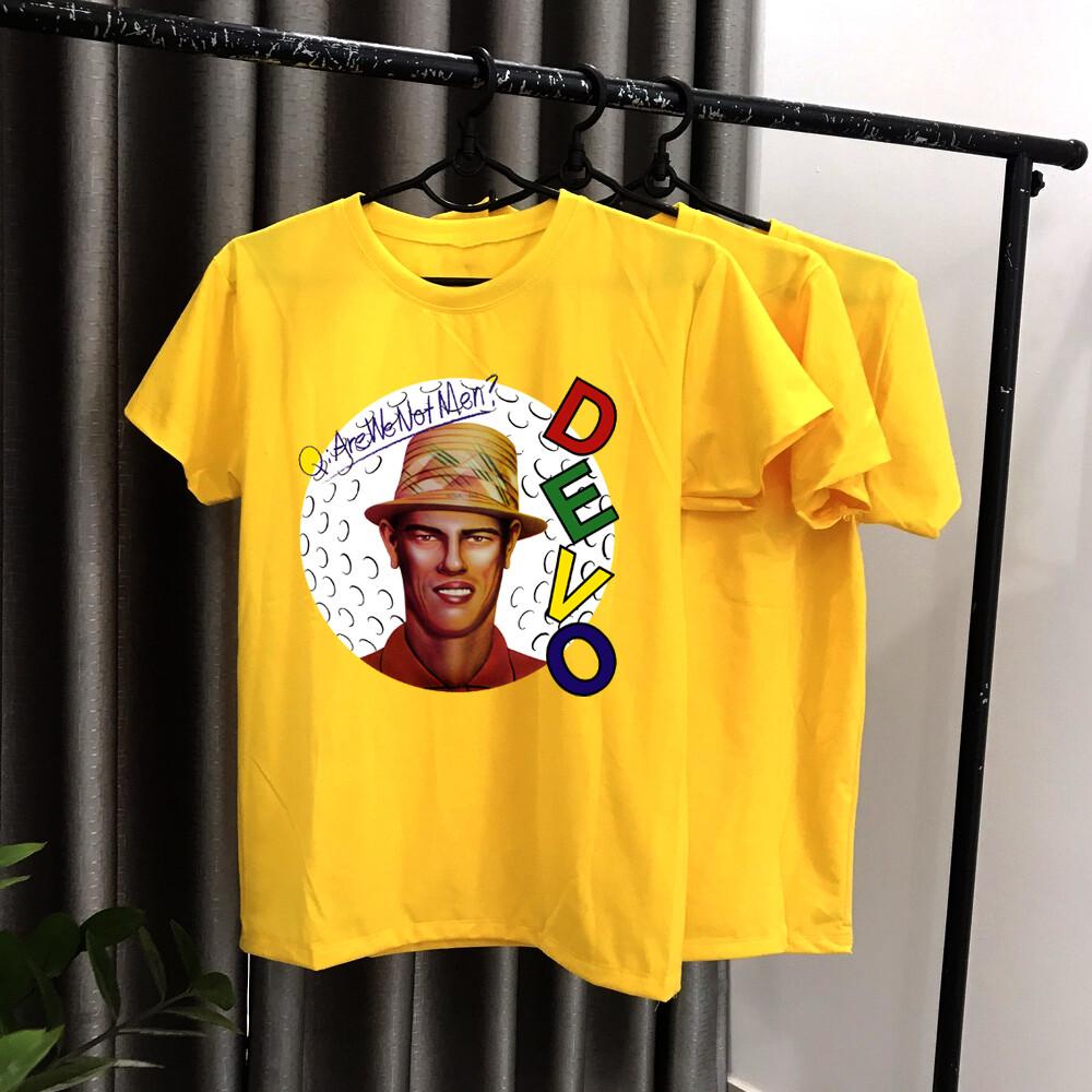Hot Devo Are We Not Men A We Are Devo (Yellow) Collection Singer Shirt Unisex T-Shirt