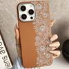 Цветочный узорчатый чехол для мобильного телефона с принтом прозрачный чехол для телефона кожаный чехол для Samsung Iphone Xiaomi противоударный чехол для мобильного телефона с защитой от царапин