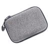 AI Voice Recorder Travel Case Water Proof EVA Shockproof Foam Large Capacity Carrying Bag for PLAUD NotePin Grey