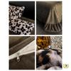Premium Leopard Print Velvet Fleece 4-Piece Set: Winter Stain-Resistant, Double-Sided Coral Fleece, Warm Duvet Cover Bed