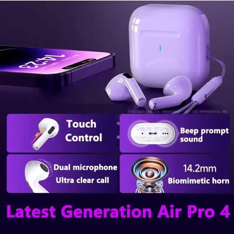 Оригинальные наушники Air pro bluetooth Bluetooth 5.3 auriculares Earbuds Gaming Headset For iPhone Apple Xiaomi Android phone