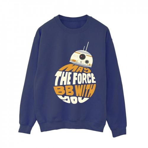 Star Wars Womens/Ladies May The Force BB8 Sweatshirt