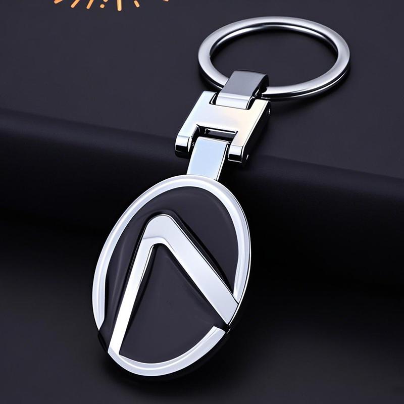 Car Badge Keychain Zinc Alloy Keyring Pendant Accessories For Lexus ES RX NX LS UX LM LX GX LC RZ IS CT GS RC HS SC TX LBX IS300 SC7