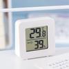 Electronic Temperature Humidity Detector for Indoor Desk Wall Mount LCD Digital Thermometer Hygrometer Built-in Battery