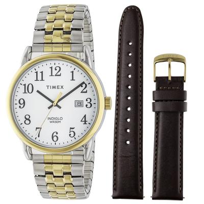 [Timex] EASY READER BOX TWG063100 Серебристо-золотистый коричневый