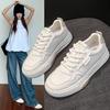 Thick-soled Fashion Versatile Little White Shoes Women's 2025 Autumn New Versatile Leather Surface Casual Sports Low-top Board Shoes Ins