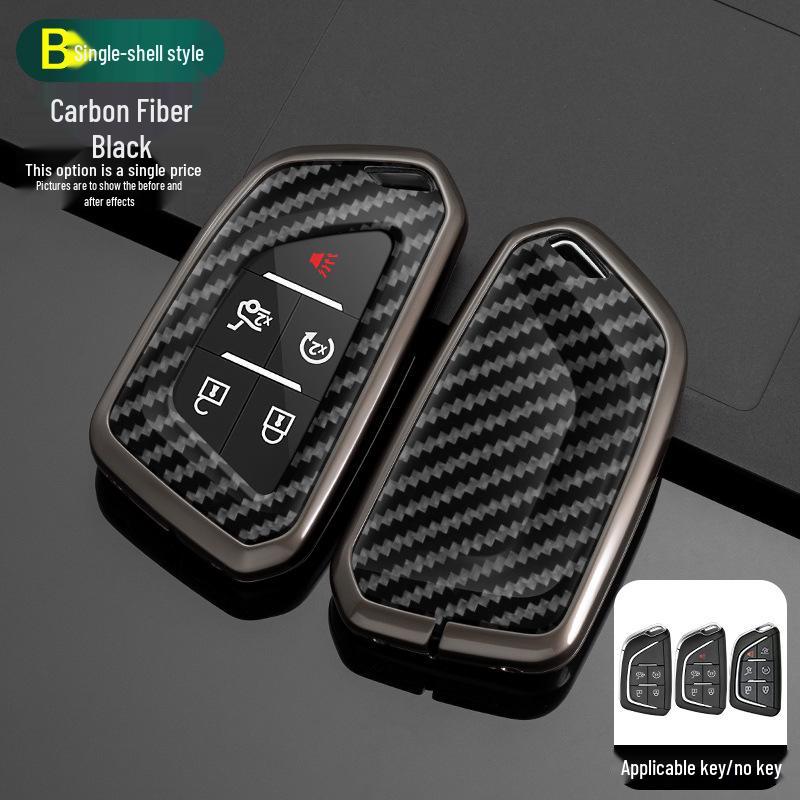 Cadillac Key Case: Fits XT5, CT5, XT6, XT4, CT ATSL, CT4, XTS - Shell Bag with Buckle