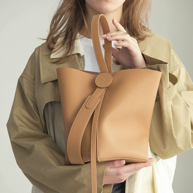 2025 New Women's Fashion All-match Shoulder Bucket Bag Soft Leather Composite Crossbody Bags Luxury Designer Bag For Woman