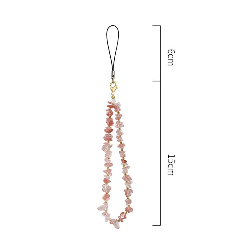 Изысканный ремешок для мобильного телефона с бусинами из натурального камня, милый ремешок для телефона, универсальный ремешок для мобильного телефона, защищающий от потери, подарки