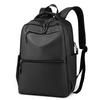 Simple and Fashionable Men's Backpack Large Capacity Trendy Laptop Bag College Student Casual Backpack