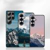 Phone Cover for Samsung Galaxy A55 A54 A25 A36 A17 A26 A35 A33 A34 A14 A37 S8 S9 S20 S21 FE S10 Plus Case Mountain Forest Casing