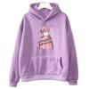 BOCCHI THE ROCK! Hitori Gotou Oversized Hoodie Vintage Aesthetic Long-sleeved Sweatshirt Women/men Slight Strech Autumn/Winter