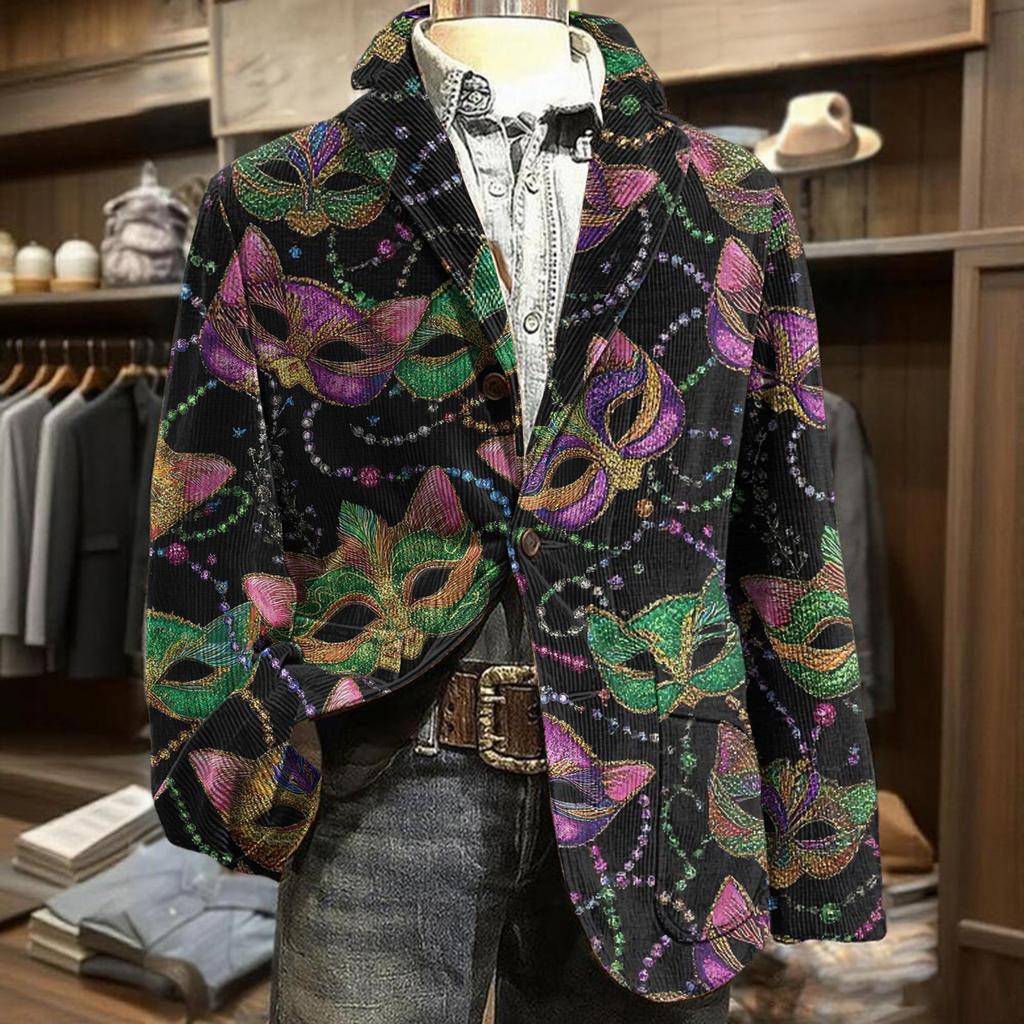 Мужская куртка в стиле business casual из вельвета