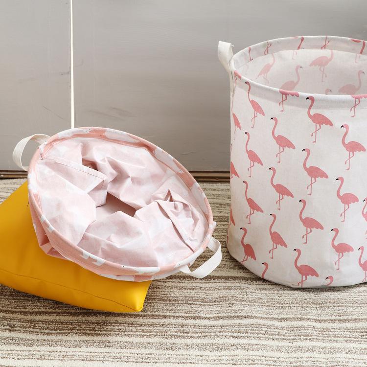 Корзина для белья из хлопка и льна, большая складная корзина для белья, корзина для хранения, корзина для белья, ведро для хранения игрушек